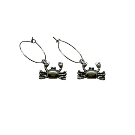 earings steel hoops with crubs1
